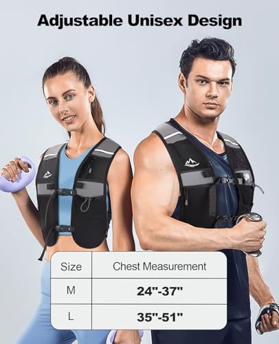 Running Vest for Women Men, Lightweight Breathable Hydration with