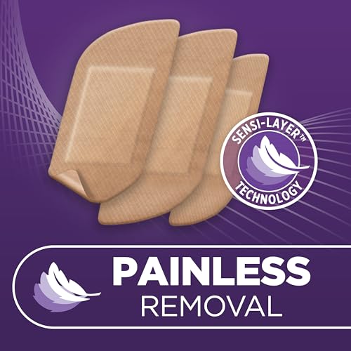 Hypoallergenic Adhesive Bandages for Sensitive Skin - 20 Count Assorted