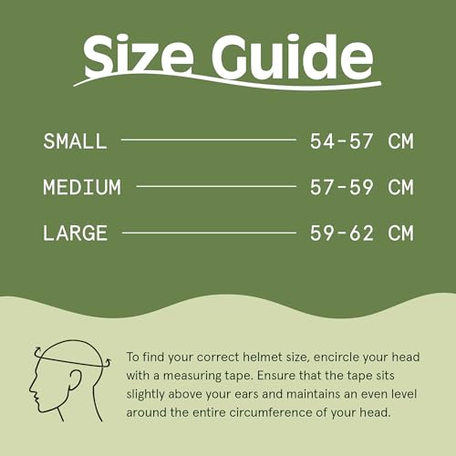 Adult Bike Helmet - Adjustable Dial, Matte Eggshell, Medium 57-59cm