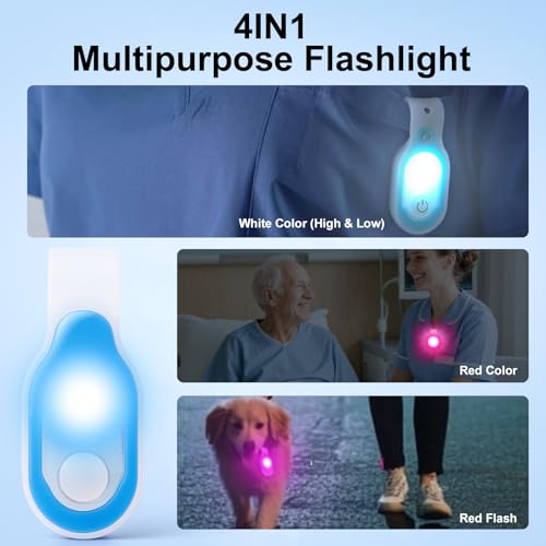 Nurse Light Clip On for Night Shift, 2 Pack Rechargeable Magnetic
