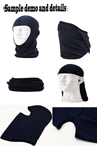 Ski Mask Balaclava for Men & Women - Outdoor Sports Hat, Red 45x25cm