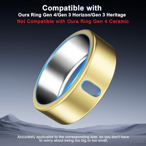 Oura Ring Cover 3 Pack - Gen 4 & Gen 3 TPU Protector