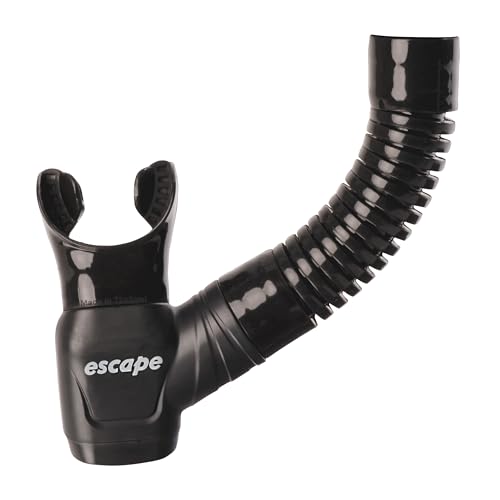 SCUBAPRO Escape Semi-Dry Snorkel White with Purge Valve & Splashguard