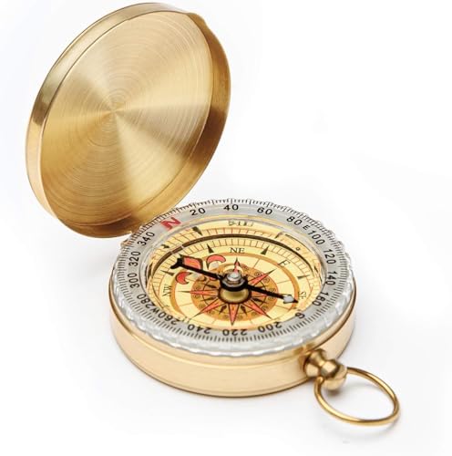 Metal Outdoor Compass for Hiking, Camping & Navigation