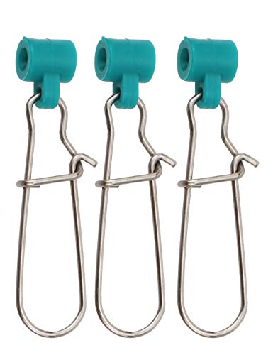 Heavy Duty Fishing Line Sinker Slides with Duo Lock Snaps - 12 Pieces