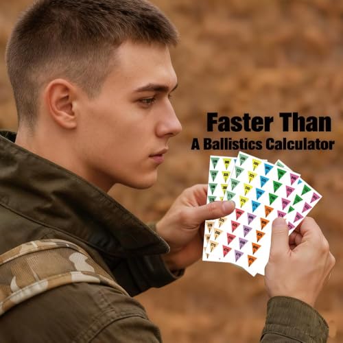 15 Rifle Scope Cap Stickers - Precision Shooting Dope Stickers