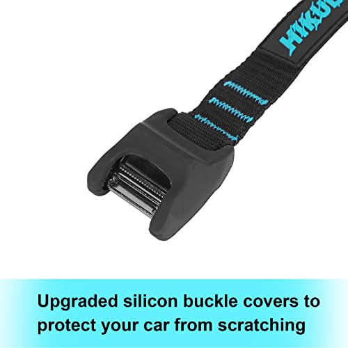 28" Soft Aero Roof Rack Pads with 15' Tie Down Straps for Kayaks