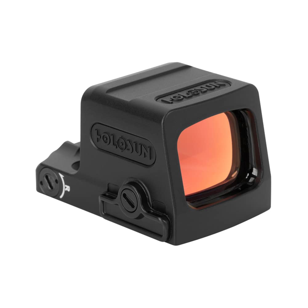 Holosun EPS Carry Series, 2MOA, 6MOA, 32 MOA Circle 2 MOA Dot Options, Modified RMSc, RMSc Adapter Plate, Solar Failsafe - Red/Green/Gold Options (6 MOA Dot, Green)