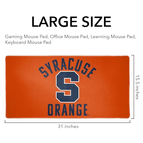 Syracuse University Orange Large Gaming Mouse Pad - 31.5 x 15.7