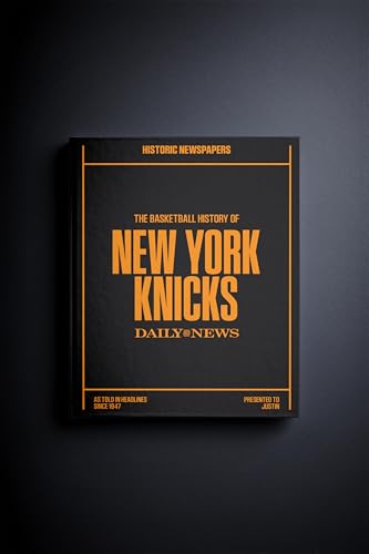 Personalized New York Knicks Basketball History Book - A3 Deluxe Hardcover
