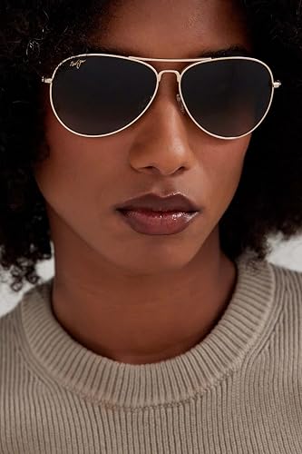 Polarized Teardrop Sunglasses for Men & Women - Gold/HCL Bronze