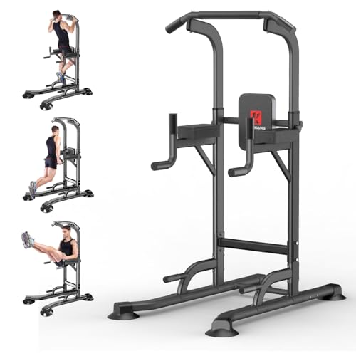 Adjustable Height Power Tower - Multi-Function Workout Station - K