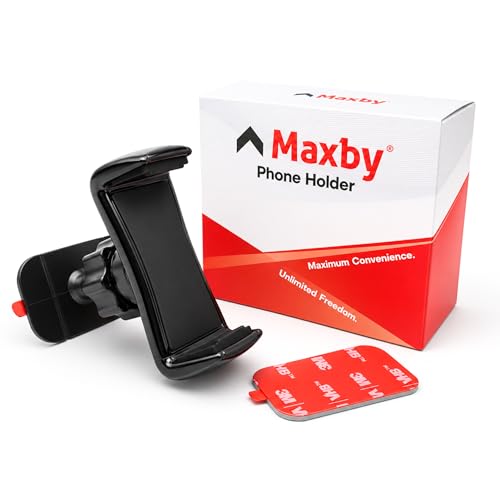 Maxby Treadmill Phone Holder with Adhesive Base & Universal Clamp