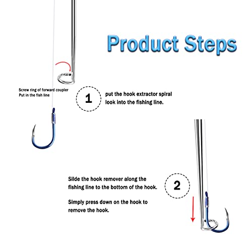 Fish Hook Remover Tool - Quick Removal Device with 4 Color Options