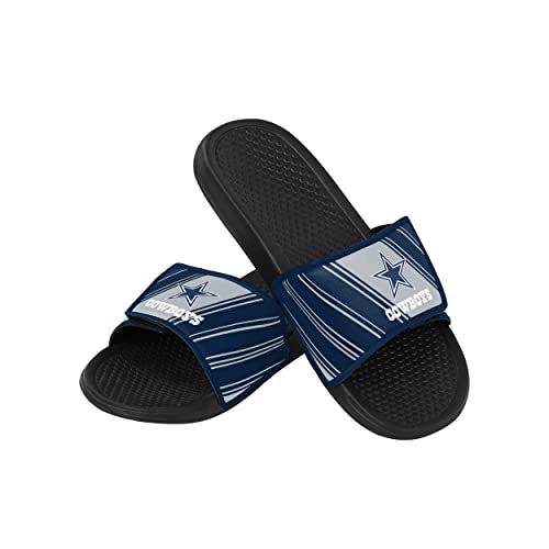 Men's NFL Team Logo Sport Slide Sandals with Adjustable Strap
