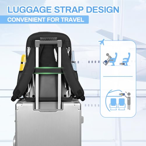 Clear Backpack Stadium Approved - Heavy Duty See Through Book Bag