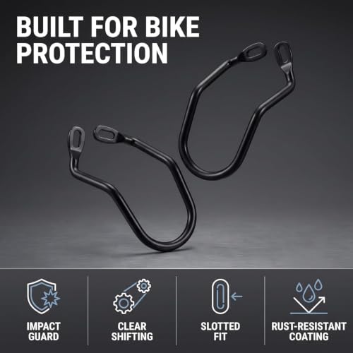 Steel Bicycle Rear Derailleur Protector - 150mm Guard for Mountain & Road Bikes