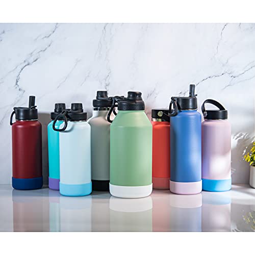 Protective Silicone Boot for Water Bottles and Tumblers - 12 oz, Baby Blue