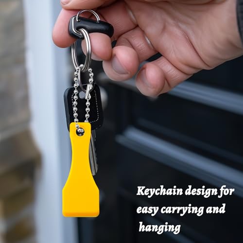 24 Pcs Lottery Ticket Scratcher Tool, Plastic Lotto Scratcher Keychain, Scratcher Tool for Label Sticker Remover