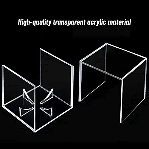Baseball Display Case 2-Pack - Clear Acrylic Cube Holder