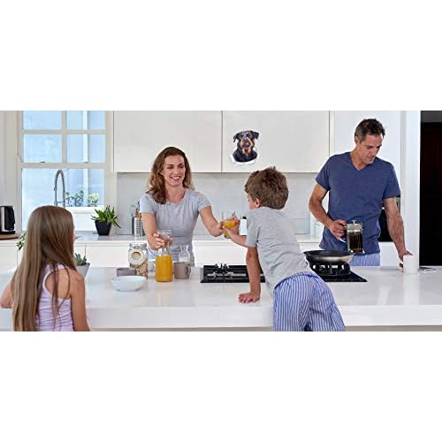 Winston & Bear 3D Funny Rottweiler Stickers - 2 Pack - Rottweiler Wall Decals - Dog Lover Gifts - Dog Stickers for Bedroom - Fridge - Toilet - Car - Retail Packaged