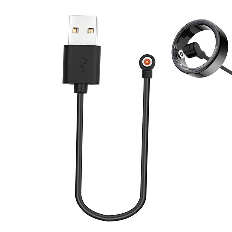 [1+1Pack] for Herz P1 Smart Ring Charger, Magnetic Charging Box&Cable Portable Charger Magnetic Charging Cable Port (Not Wireless Case!)