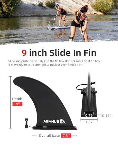 9-Inch Slide-in Paddleboard Fin - Fiberglass Reinforced Center Fin