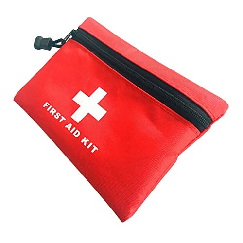 Empty Mini First Aid Kit Pouch - 5.9 x 3.9 Inch Waterproof Bag