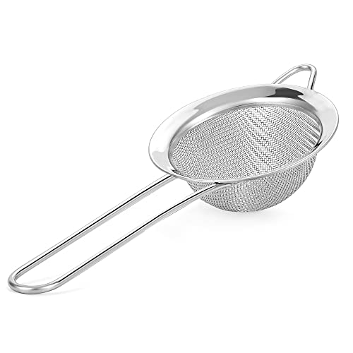 Fine Mesh Strainer - 2.8 Inch for Tea, Coffee, and Food