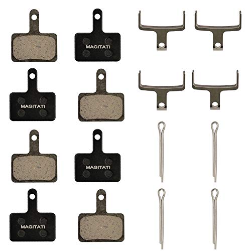 4 Pairs Resin Bicycle Brake Pads for Shimano Deore & Tektro