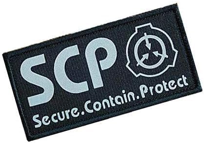 SCP Foundation Logo Luminous Tactical Patch - 4 x 2 Inches