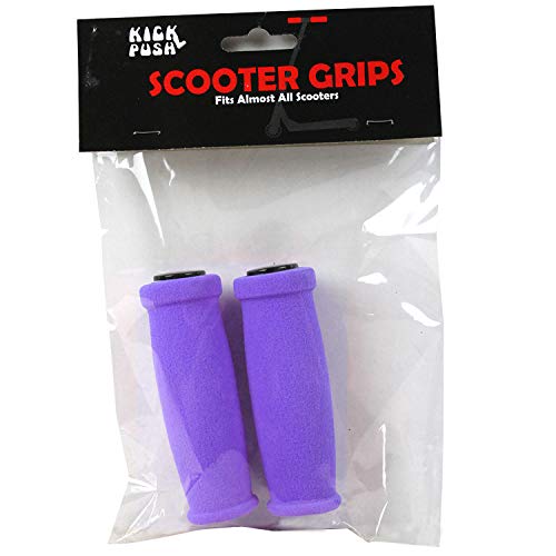 Foam Handle Grips for Razor Scooter - 4” Long, Purple