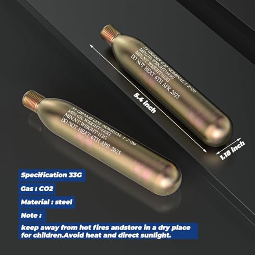 33G CO₂ Cartridge for Life Vest - Quick Inflation Accessory