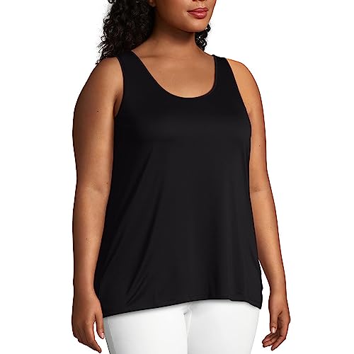 Cooldri Performance Scoopneck Tank Top - X-Large Plus, Black