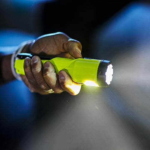 Streamlight 68751 Dualie 3AA 140-Lumen Intrinsically Safe Industrial Flashlight with Spot/Flood Without Batteries, Yellow