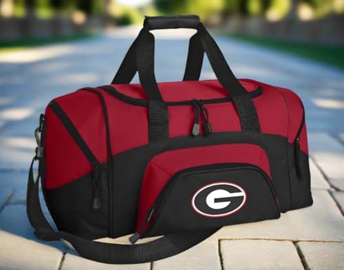 Small Georgia Bulldogs Gym Duffel Bag - 10.5" x 20" x 10"