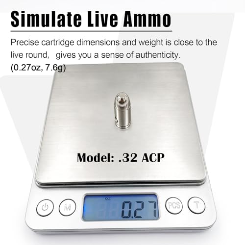 Multi-Caliber Snap Caps for Dry Fire Training - 32ACP 12pcs