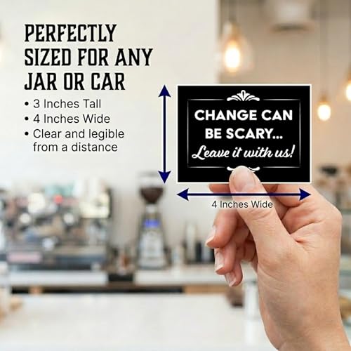Tip Your Waitstaff Vinyl Decal Sticker - 3x4 All-Weather