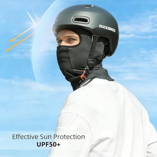 Breathable Windproof Balaclava Face Mask for Summer - Black 1