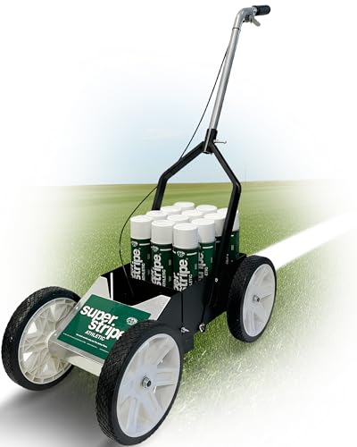 Athletic Field Marking Kit with 12 Cans - White