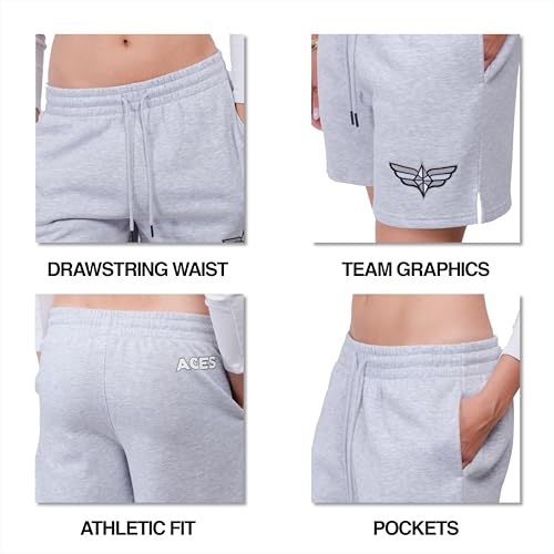 Women's WNBA Official Super Soft Basketball Shorts - Medium Heather Gray