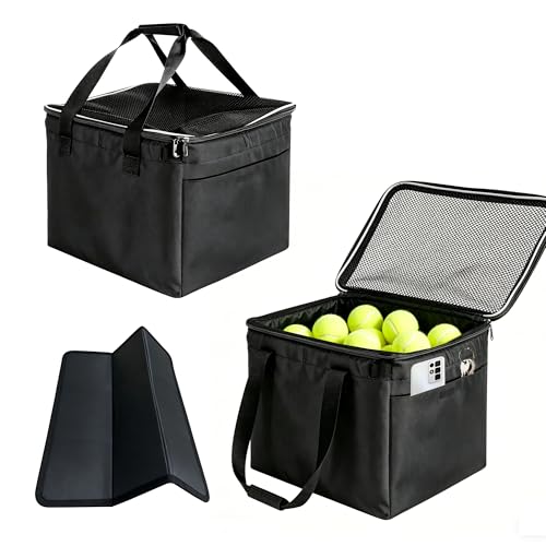 Sports Ball Caddy Bag with Side Phone & Key Pocket - Versatile Tennis & Baseball Holder