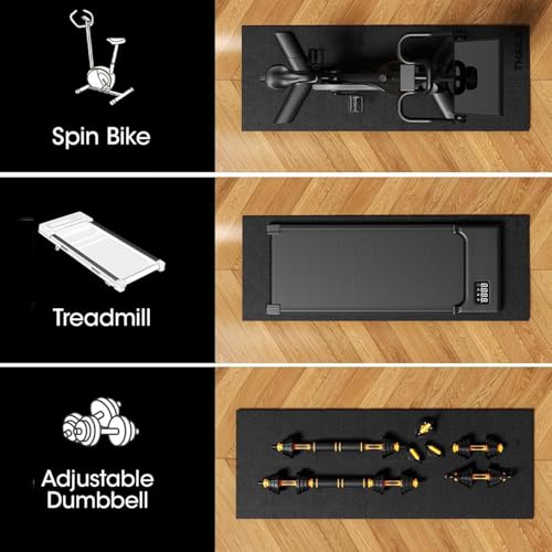 Treadmill Mat - 68.1" x 24" x 0.2" Thick, Classic Texture