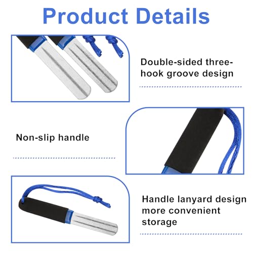 Precision V-Groove Dart Sharpener - 2 Pack for Steel Tip Darts