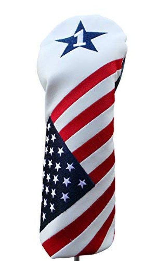 USA Patriot Golf Vintage Retro Patriotic Driver Headcover Limited Edition Head Cover Fits 460cc Drivers