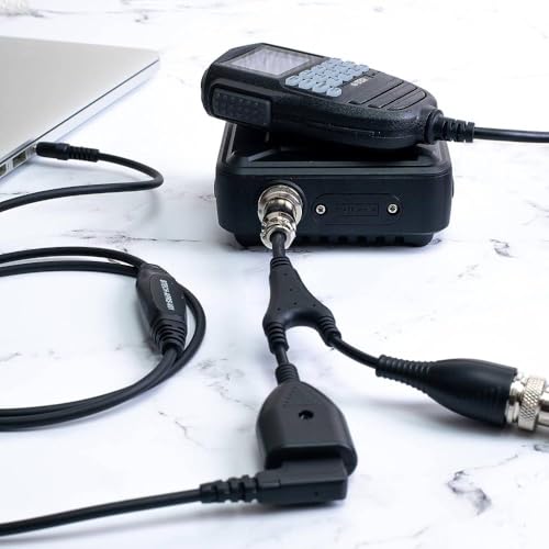 BTECH APRS-K1 Multi-Function Universal Audio Interface Cable for Radios – Supports BaoFeng, Kenwood, TYT, Wouxun, AnyTone, iOS & Android
