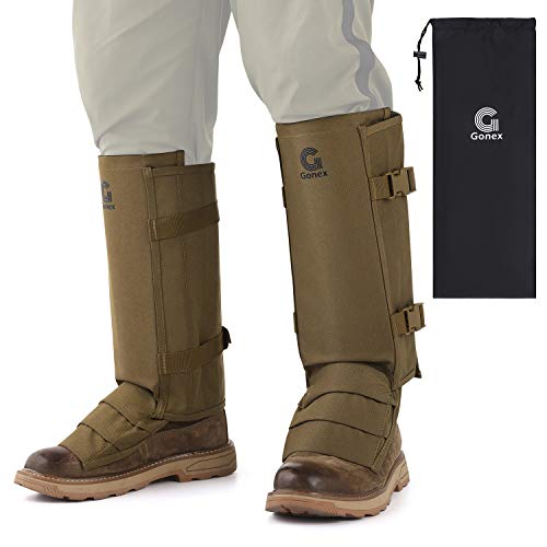 Snake Gaiters for Men & Women - Adjustable, Waterproof, 1000D Oxford