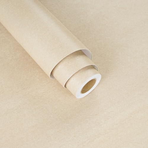 Beige Marble Wallpaper Peel and Stick Cream Marble Contact Paper for Countertops Waterproof Self Adhesive Nature Granite Wallpaper for Kitchen Bathroom Cabinets Locker Table 15.75"x78"