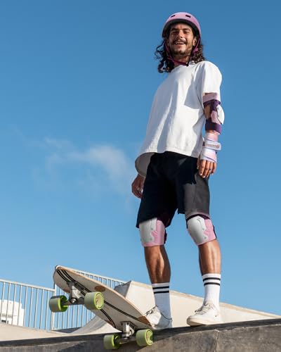 Skate Protective Gear Set for Adults & Youth - Pink - M