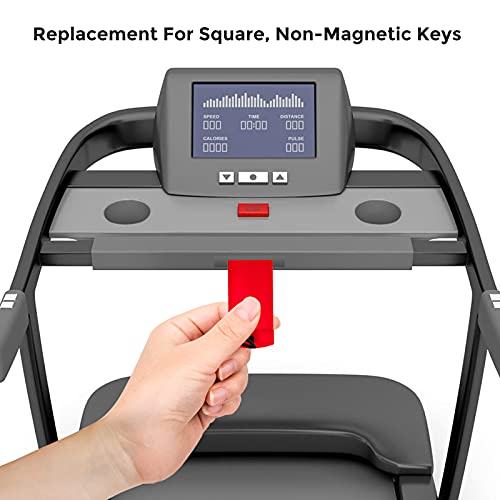 Treadmill Safety Key - Red Square for Most Treadmills